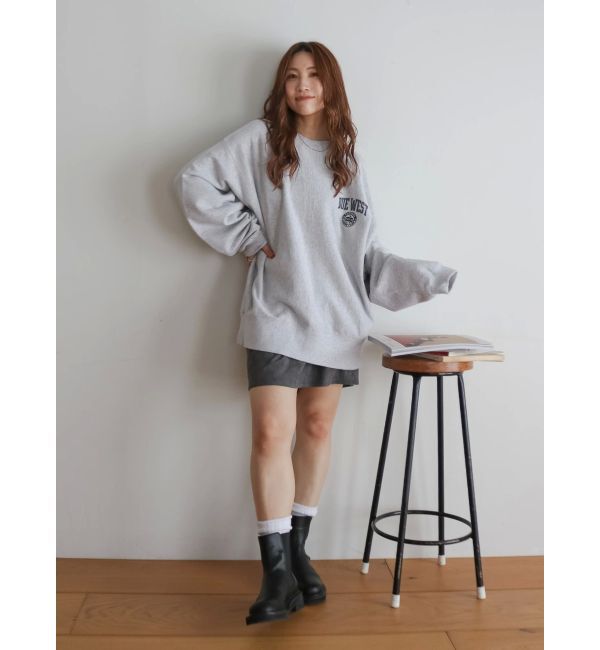 Ungrid「ビッグシルエットロゴスウェット」|スウェット・ジャージ|