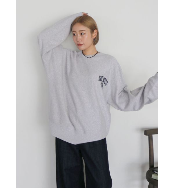 Ungrid「ビッグシルエットロゴスウェット」|スウェット・ジャージ|
