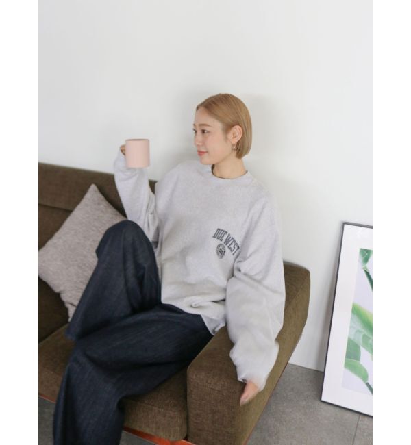 Ungrid「ビッグシルエットロゴスウェット」|スウェット・ジャージ|