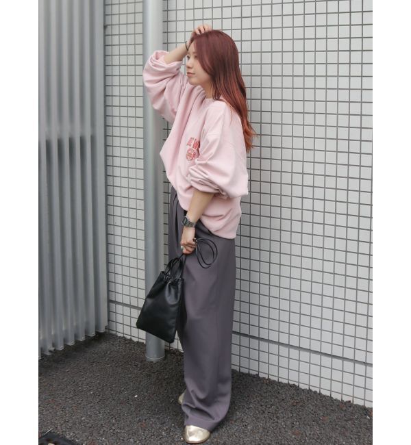 Ungrid「ビッグシルエットロゴスウェット」|スウェット・ジャージ|