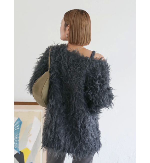 Ungrid「起毛ニットアンサンブル」|カーディガン|