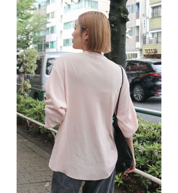 Ungrid「【WEB限定】スリーブボリュームワッフルロングスリーブTee」|Tシャツ・カットソー|