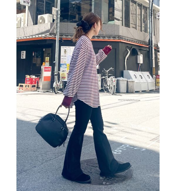 Ungrid「【WEB限定】スリーブボリュームワッフルロングスリーブTee」|Tシャツ・カットソー|