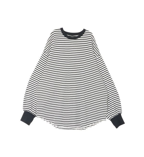 Ungrid「【WEB限定】スリーブボリュームワッフルロングスリーブTee」|Tシャツ・カットソー|