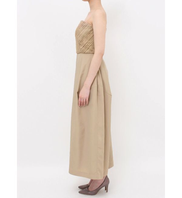 LAGUNAMOON「LADYレース切替カーヴィーラインベアドレス」|ドレス|