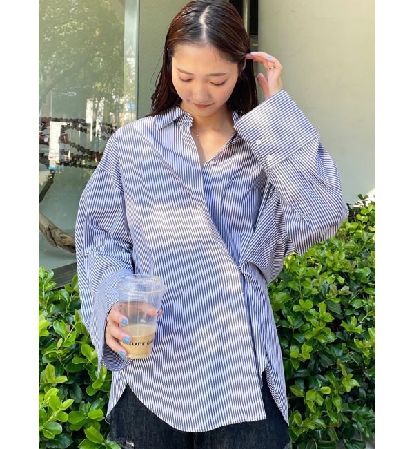 LAGUNAMOON「2WAYオーバーサイズシャツ」|シャツ・ブラウス|