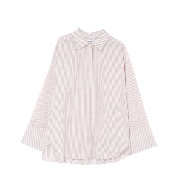 LAGUNAMOON「2WAYオーバーサイズシャツ」|シャツ・ブラウス|ベージュ