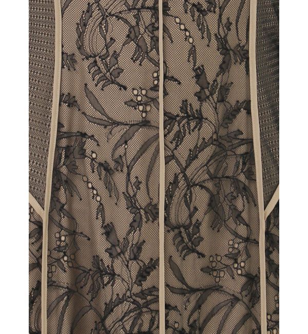 LAGUNAMOON「LADYブロッキングレースワンピース」|ドレス|