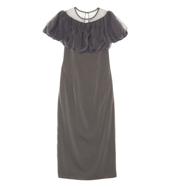 LAGUNAMOON「LADYシアーボレロレイヤードワンピース」|ドレス|