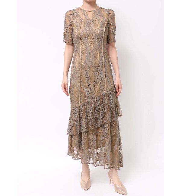 LAGUNAMOON「LADYレースティアードワンピース」|ドレス|