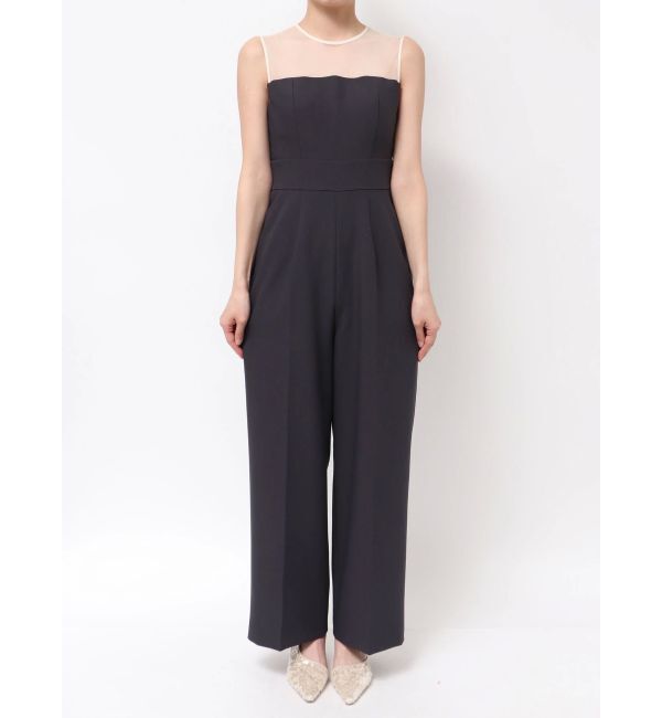 LAGUNAMOON「LADYチュールオフショルパンツドレス」|ドレス|