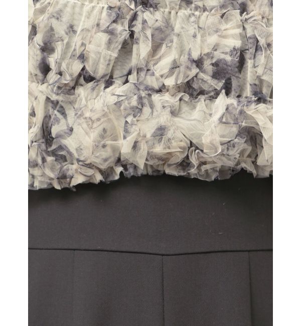 LAGUNAMOON「LADYチュールオフショルパンツドレス」|ドレス|