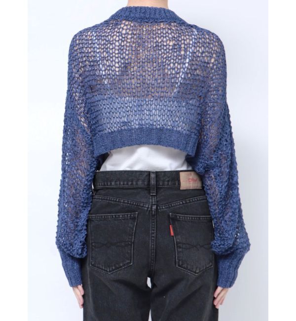 EVRIS「スカシショートカーディガン」|カーディガン|