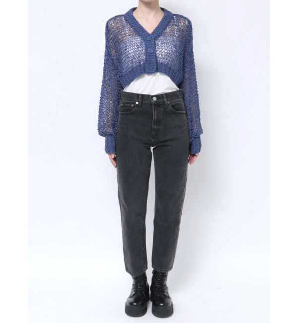 EVRIS「スカシショートカーディガン」|カーディガン|