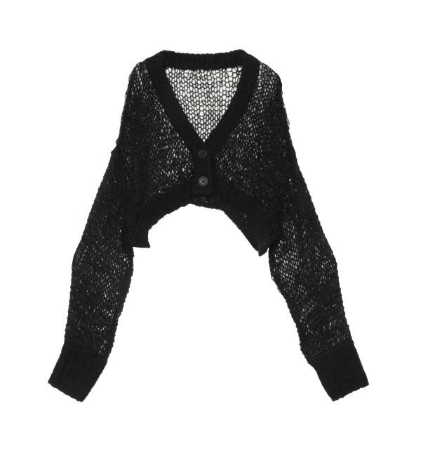 EVRIS「スカシショートカーディガン」|カーディガン|