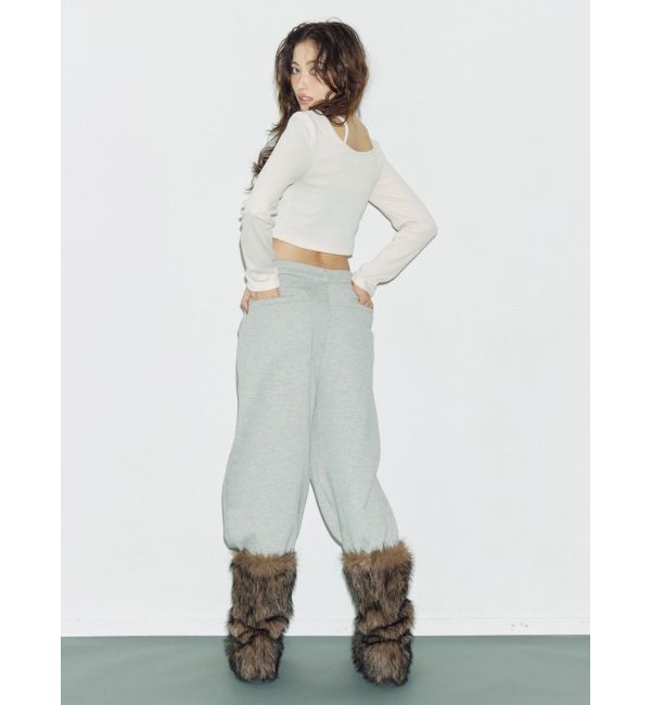 EVRIS「ストラップリブカットトップス」|Tシャツ・カットソー|