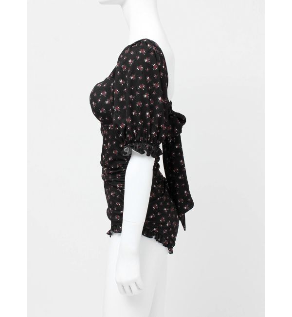 jouetie「フラワーパフスリーブモノキニ」|コンビネゾン|