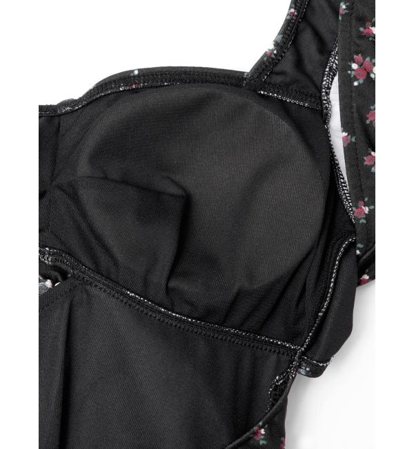 jouetie「フラワーパフスリーブモノキニ」|コンビネゾン|