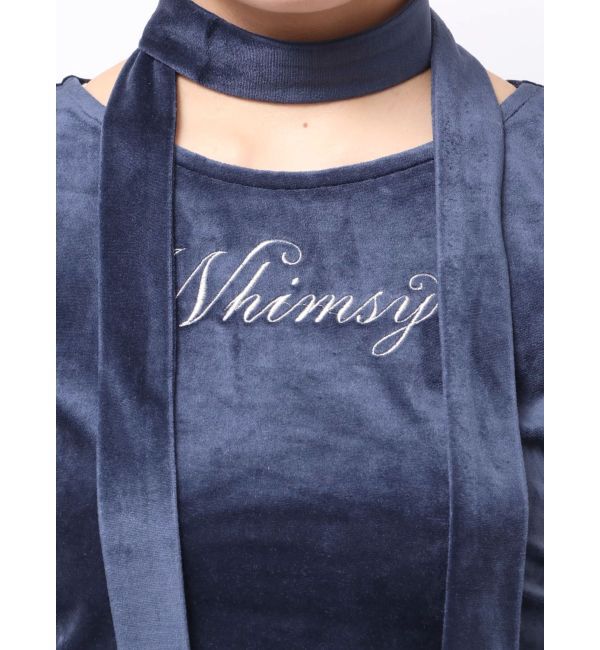 jouetie「ベロアチョーカートップス」|Tシャツ・カットソー|