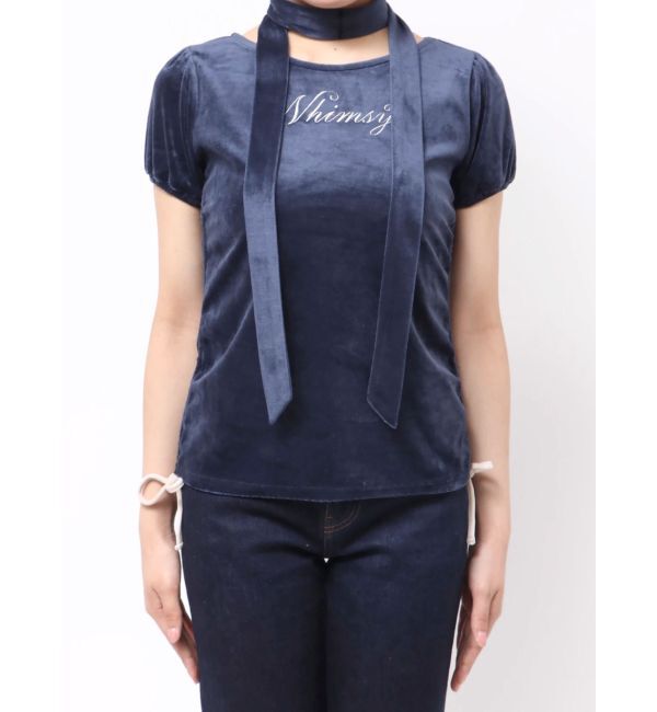 jouetie「ベロアチョーカートップス」|Tシャツ・カットソー|