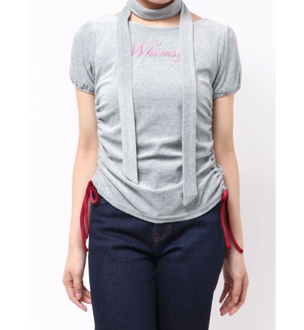 jouetie「ベロアチョーカートップス」|Tシャツ・カットソー|