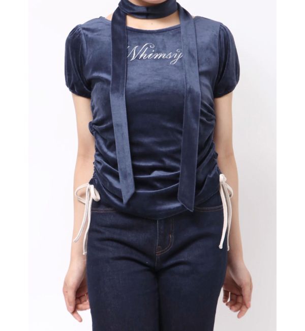 jouetie「ベロアチョーカートップス」|Tシャツ・カットソー|