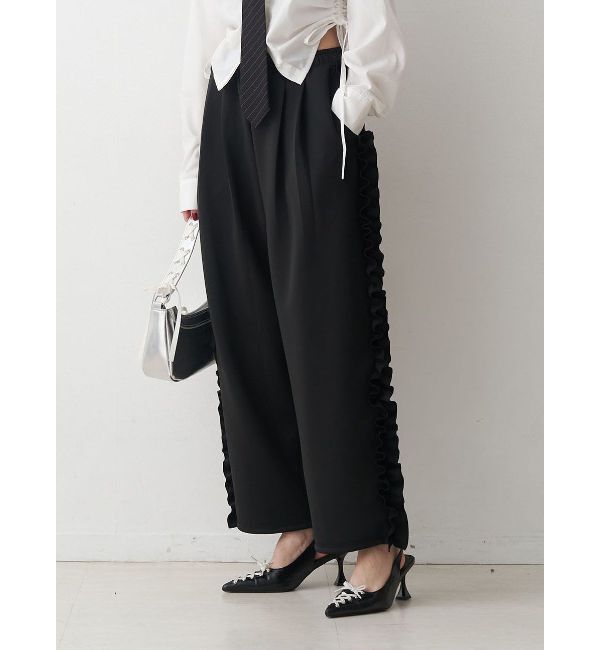 jouetie「フリルトラックパンツ【セットアップ対応】」|その他|ブラック