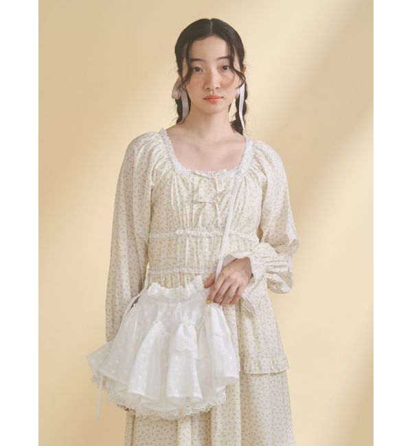 merry jenny「ティアードレースポシェット」|ショルダー・メッセンジャー|