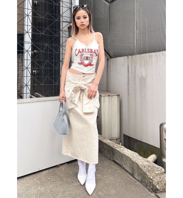 GYDA「loinclothロングスカート」|スカート|