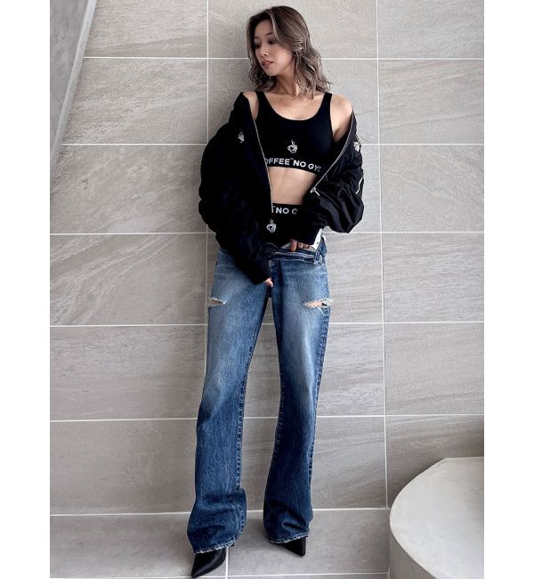 GYDA「NO COFFEE NO GYDAショートMA1」|ブルゾン・スタジャン|