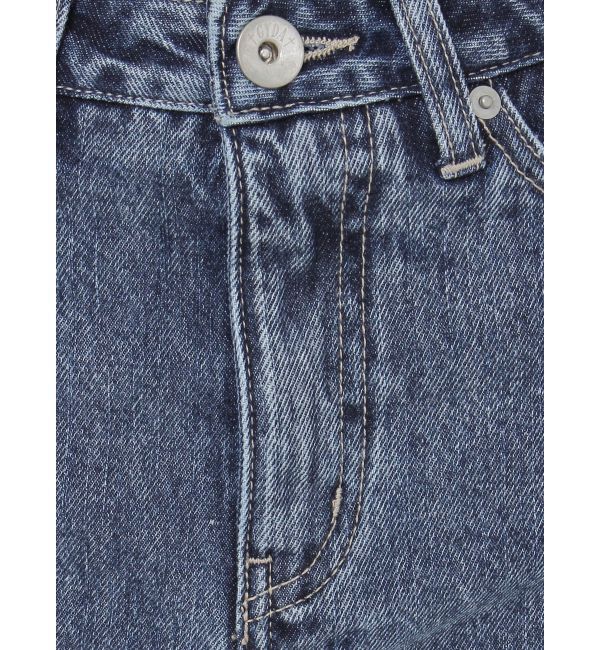 GYDA「ハイウエストBELTデザインデニムスカートライクショートパンツ」|スカート|