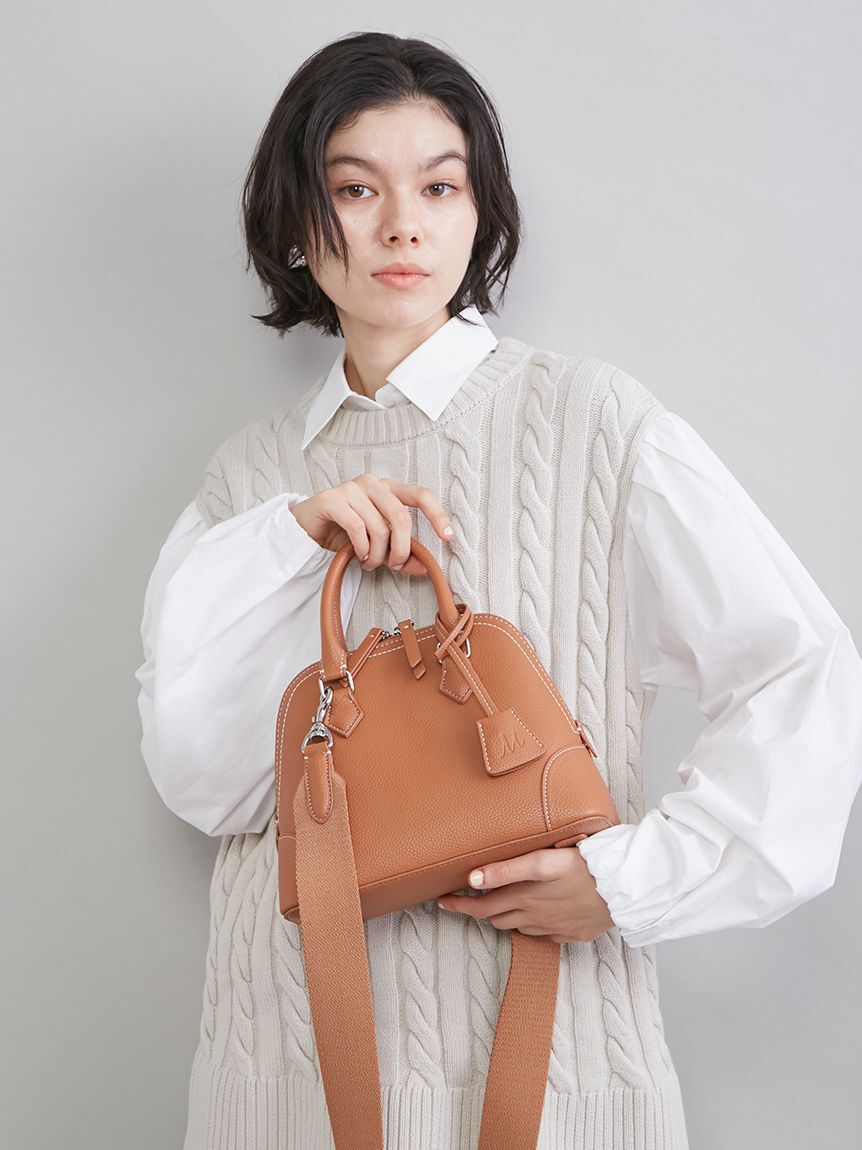 Mila Owen「【USAGI ONLINE・ZOZOTOWN限定カラー】ワイドショルダーミドルボストンバッグ」|ボストンバッグ|