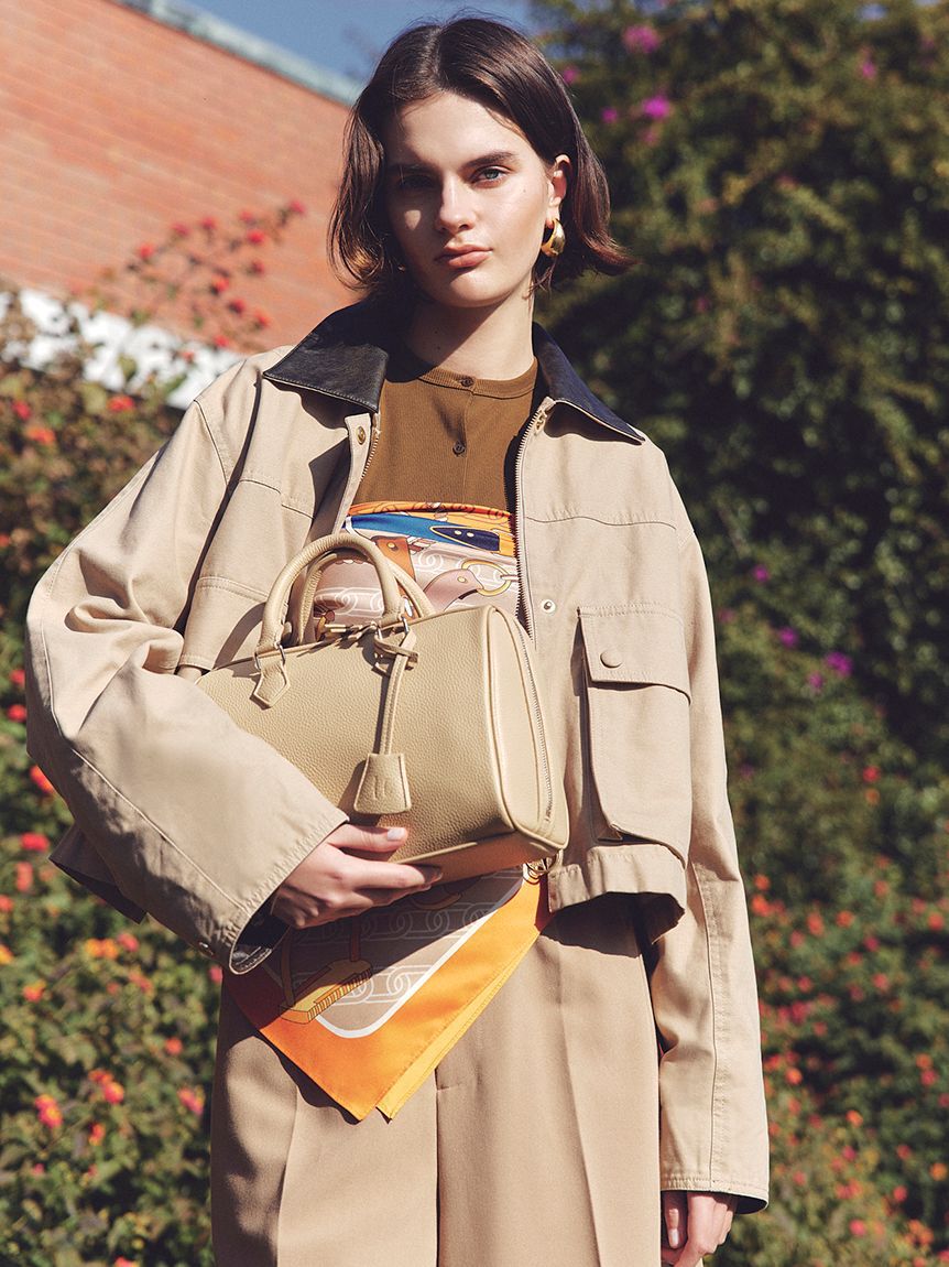 Mila Owen「ベルトモチーフ柄スカーフ」|バンダナ・スカーフ|