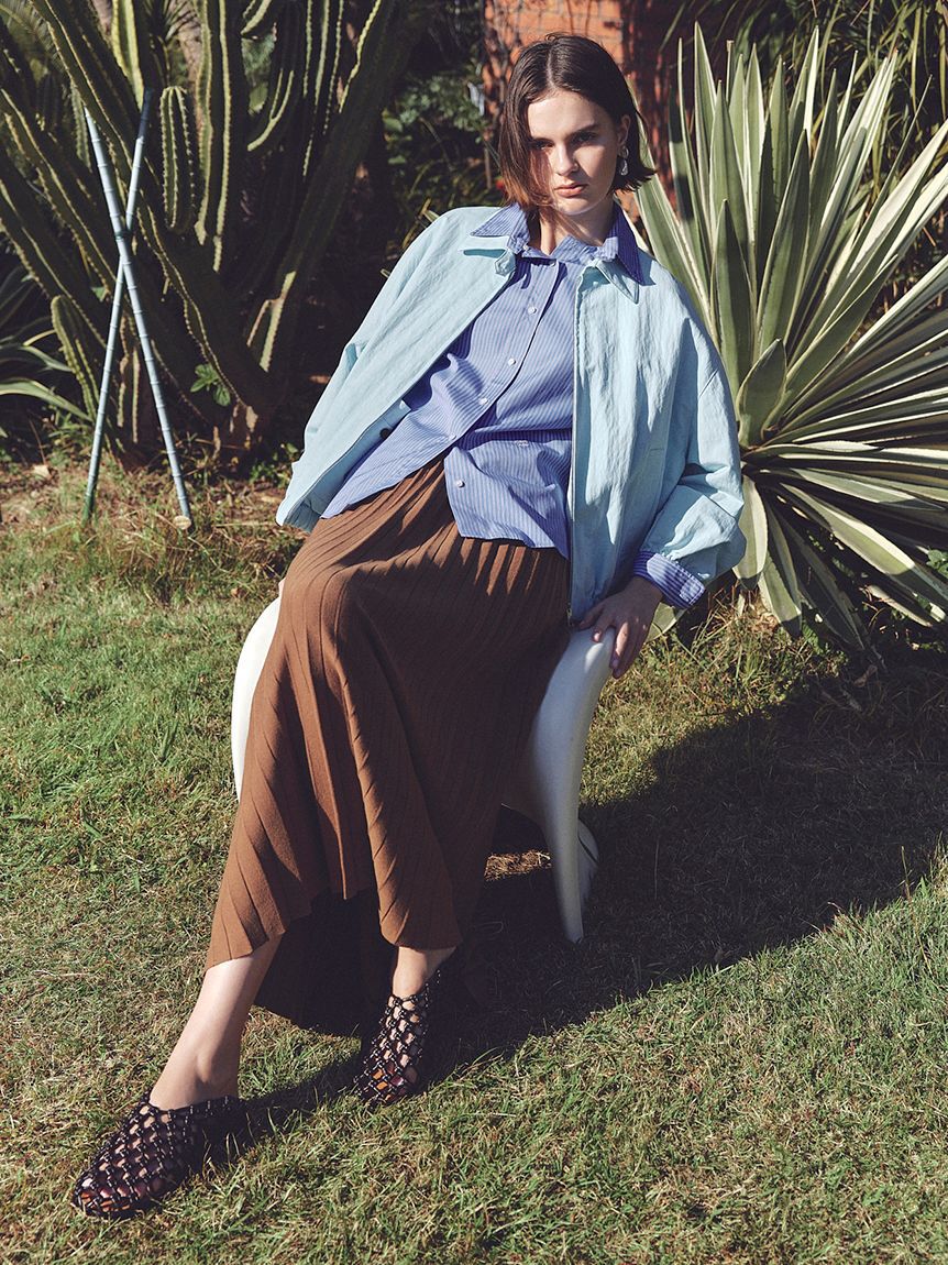 Mila Owen「フォルムデザインスウィングトップ」|ブルゾン・スタジャン|LBLU