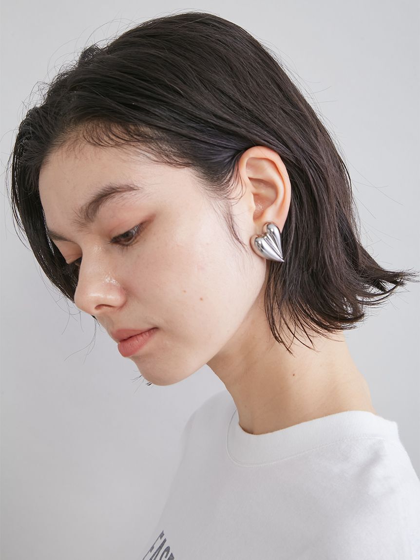 Mila Owen「ハートモチーフイヤリング」|イヤリング|