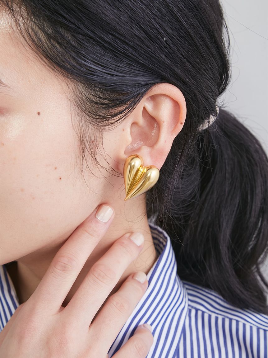 Mila Owen「ハートモチーフイヤリング」|イヤリング|