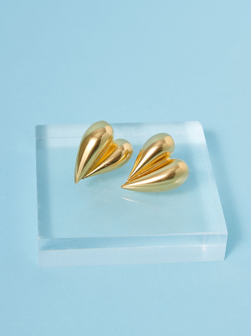 Mila Owen「ハートモチーフイヤリング」|イヤリング|GLD