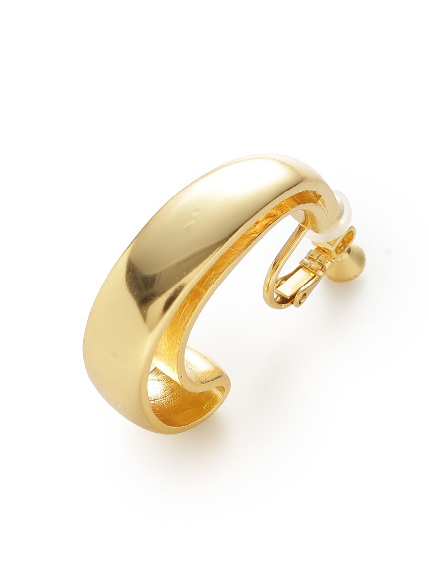 Mila Owen「メタルドロップフープイヤリング」|イヤリング|