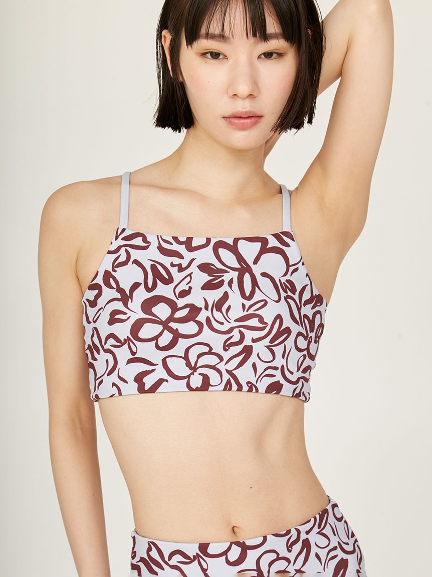 emmi yoga「プルメリアアートブラトップ」|その他|LBLU