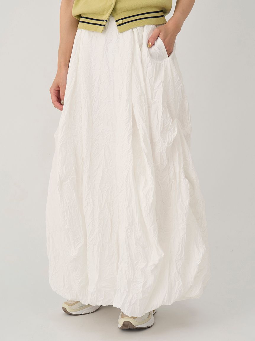 emmi atelier「ワッシャーバルーンスカート」|スカート|