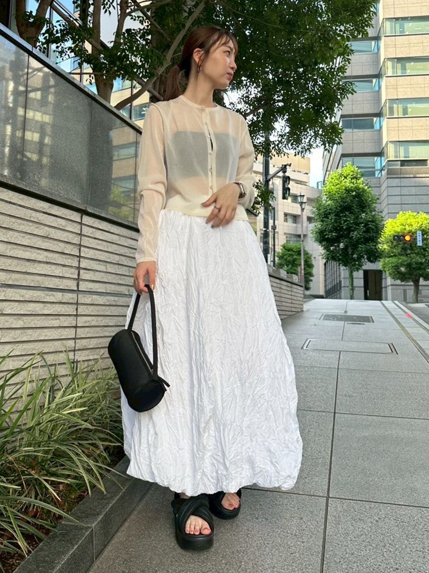 emmi atelier「ワッシャーバルーンスカート」|スカート|