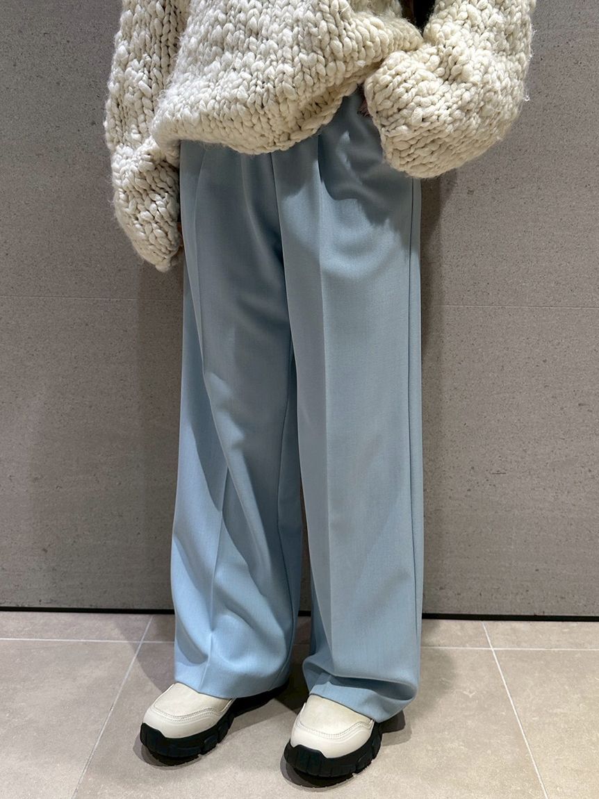 emmi atelier「emmiジャガードゴムタックパンツ」|チノ|