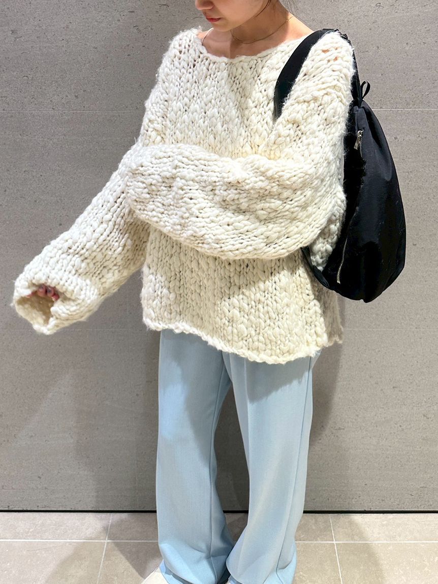 emmi atelier「emmiジャガードゴムタックパンツ」|チノ|