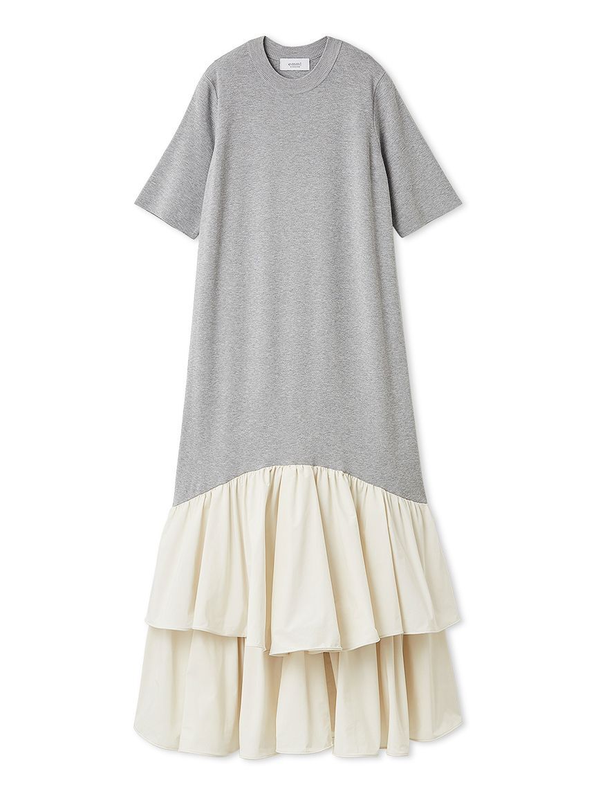 emmi atelier「ニットドッキングワンピース」|ワンピース|