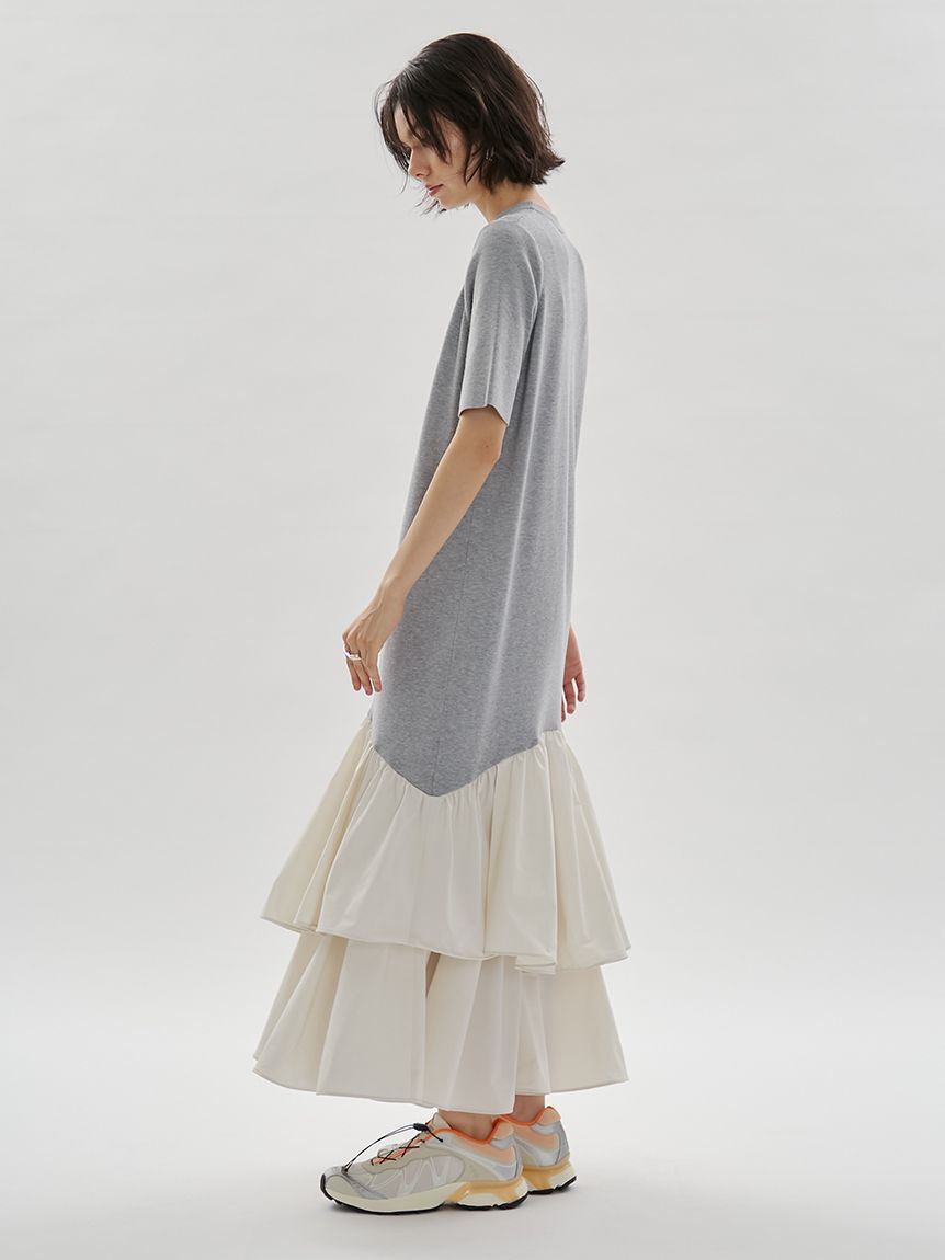 emmi atelier「ニットドッキングワンピース」|ワンピース|