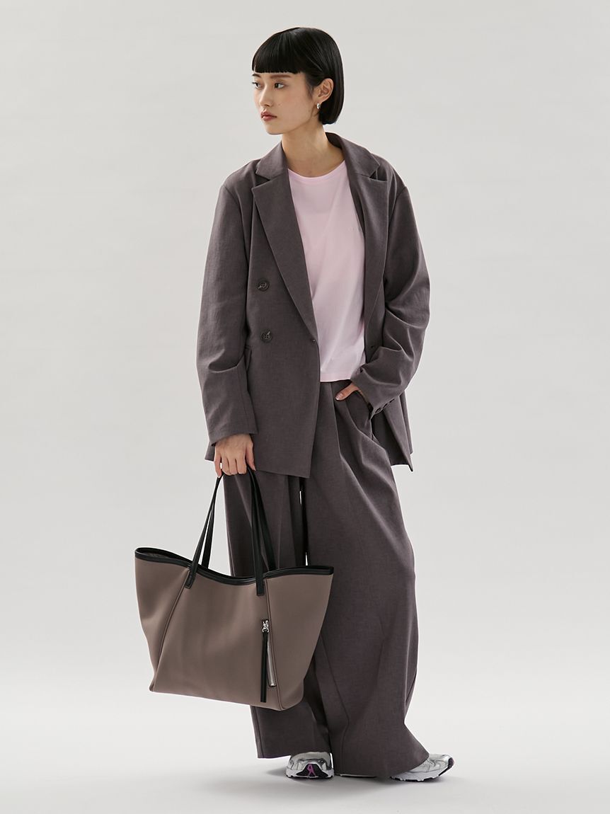 emmi atelier「ネオプレーンビッグトートバッグ」|トートバッグ|