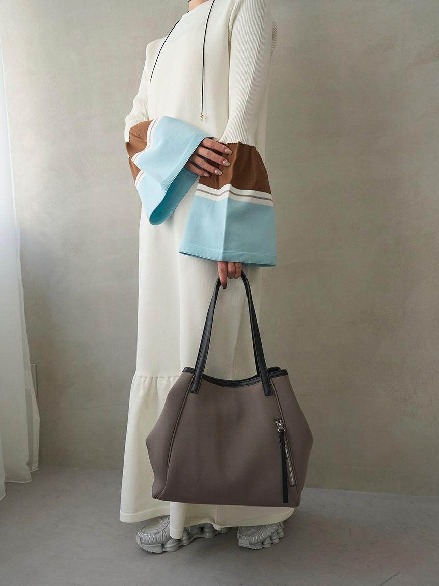 emmi atelier「ネオプレーンビッグトートバッグ」|トートバッグ|