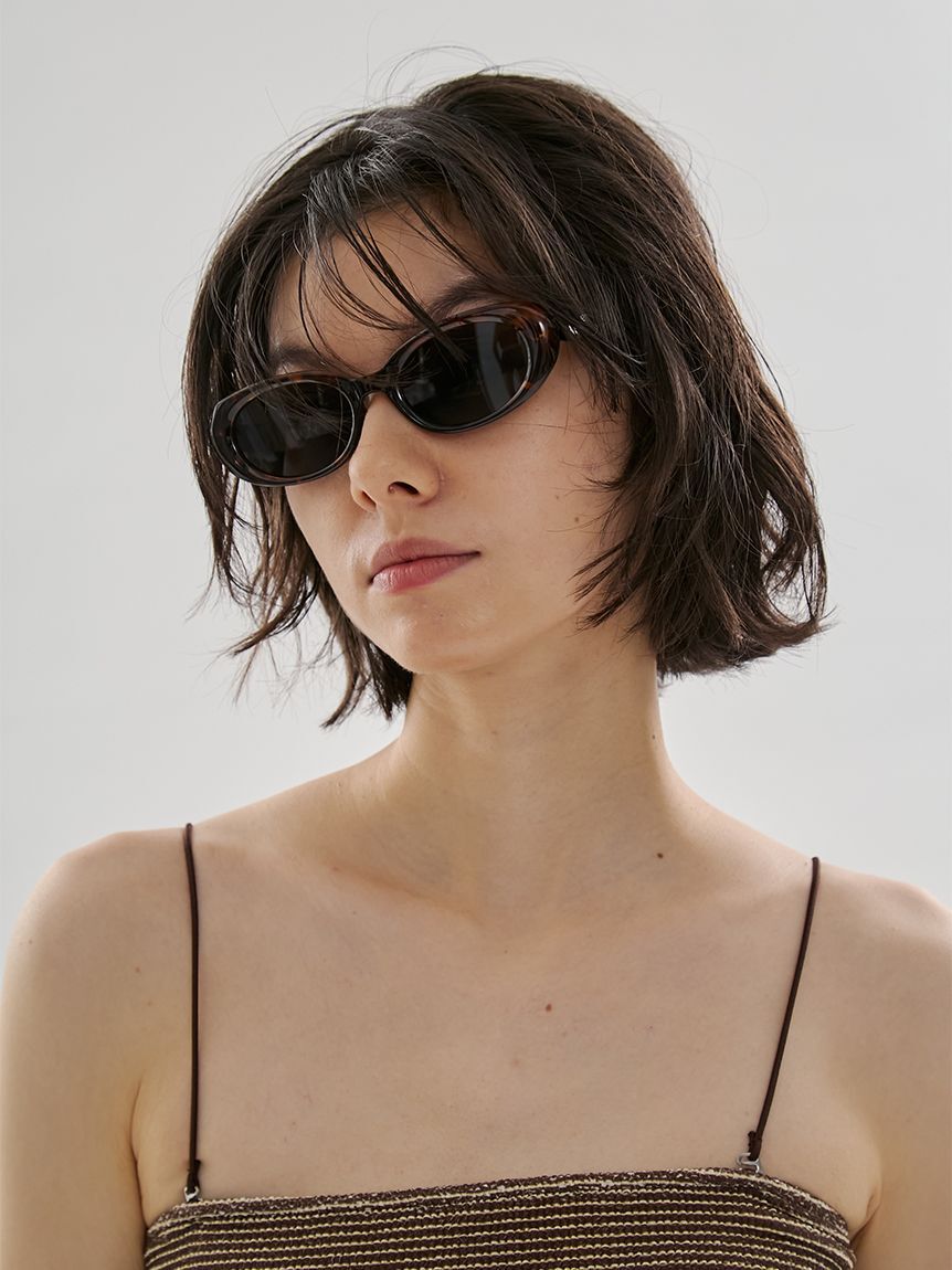 emmi atelier「オーバルスリムサングラス」|サングラス|BRW