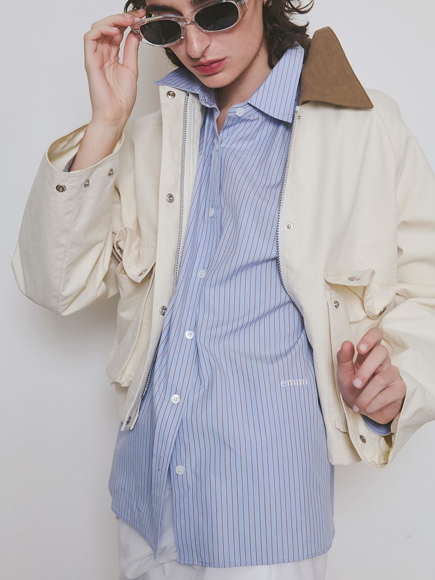 emmi atelier「オーバルキャットアイフレームサングラス」|サングラス|