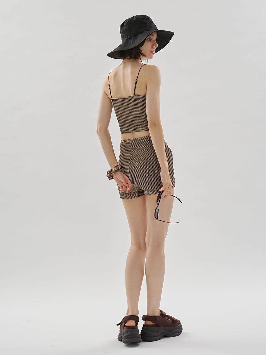 emmi atelier「シュシュ付きバンドゥスイムウェア」|その他|